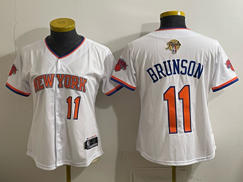 women New York Knicks #11 Brunson white 2026 Nike NBA jersey 0630001->new york knicks->NBA Jersey